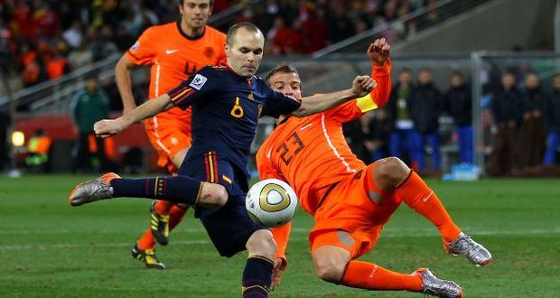 Espanha e Holanda na final da copa de 2010