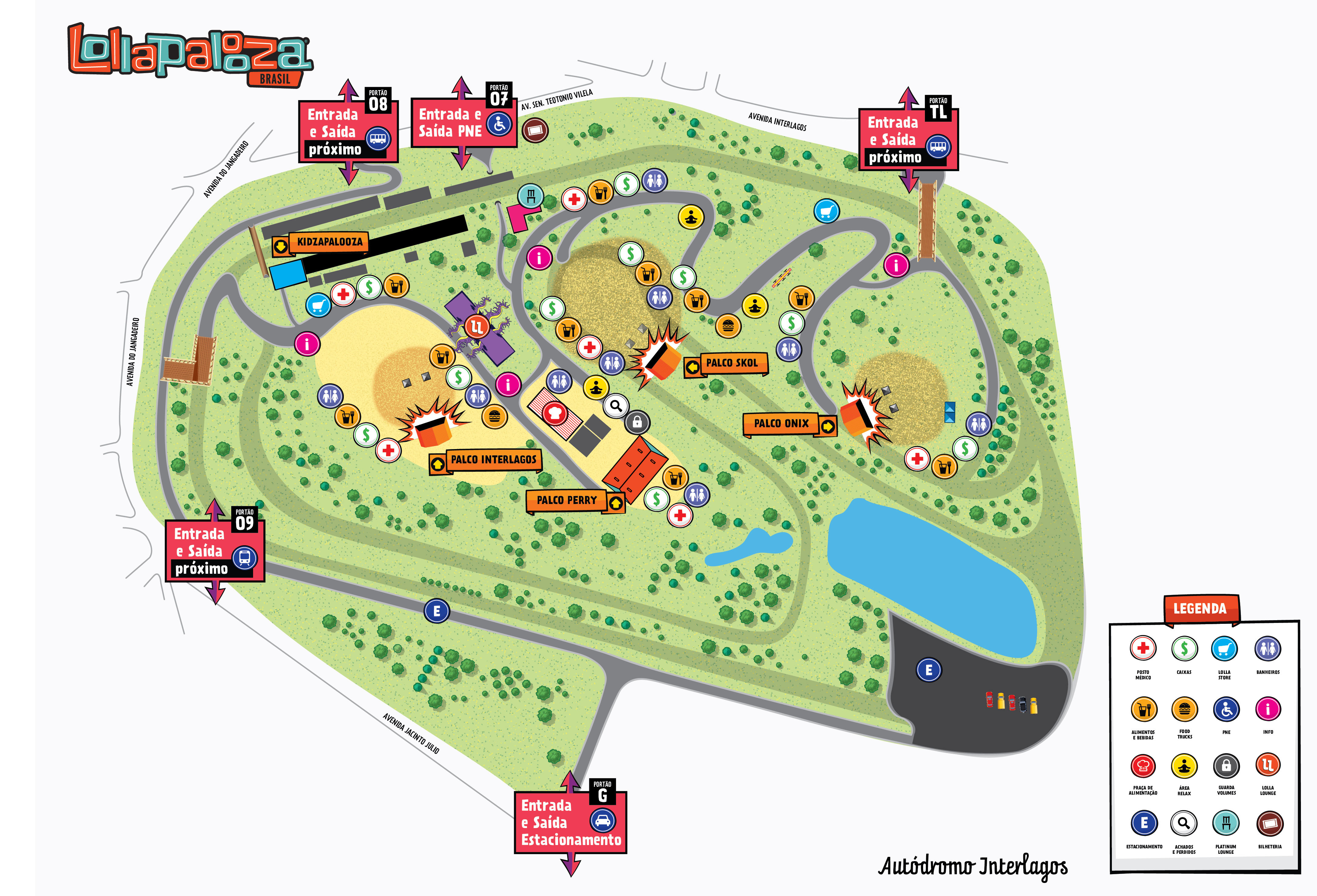 mapa do lollapalooza brasil 2014