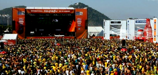 Shows gratuitos da Copa do Mundo de 2014