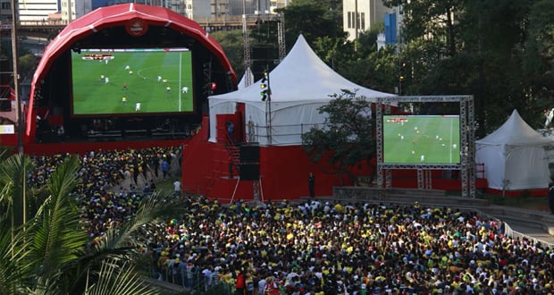 Viagens: Telões para ver a Copa em São Paulo