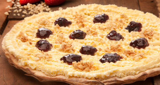 Restaurantes: Dídio Pizza lança pizza de Cheesecake