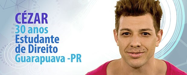 Cézar participante do BBB15