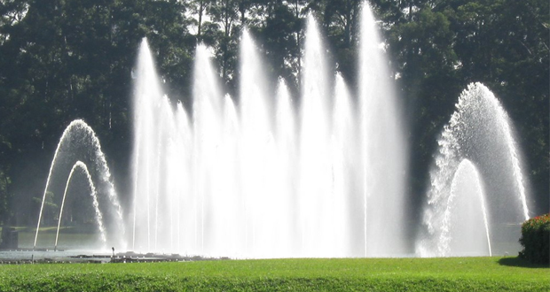 Fonte do Ibirapuera no aniversário de São Paulo 2015