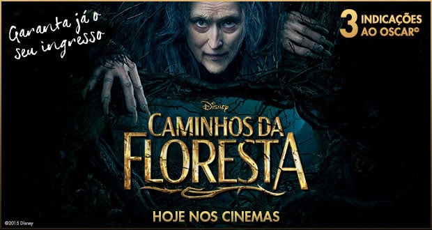 Cinema: “Caminhos da Floresta”, novo filme da Disney, reúne elenco poderoso