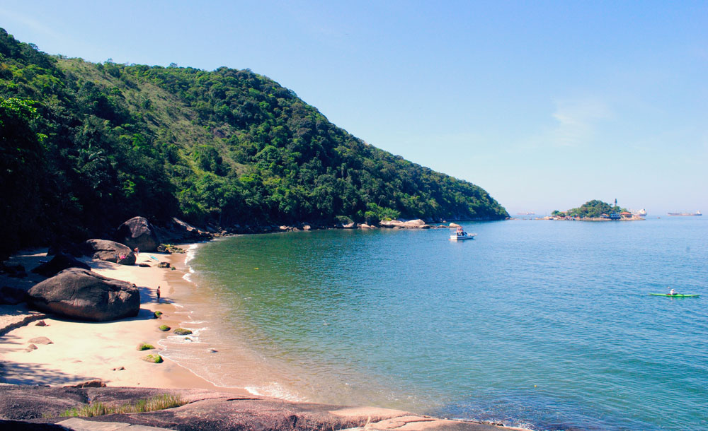 Praia do Sangava - Santos/Guarujá 