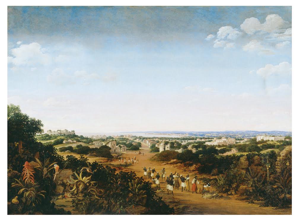 QUADRO DE FRANS POST - VISTA DE OLINDA, 1650