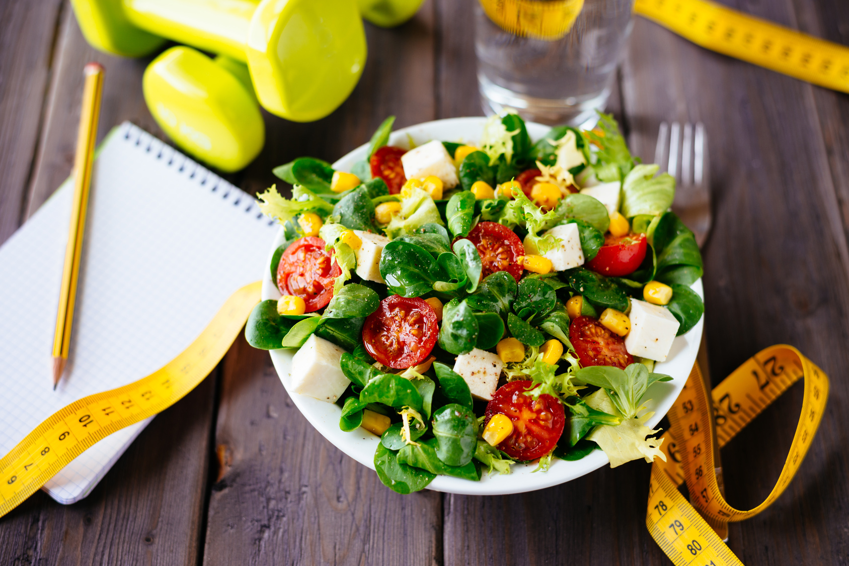 SALADA DE TRIGO COM QUEIJO DE CABRA