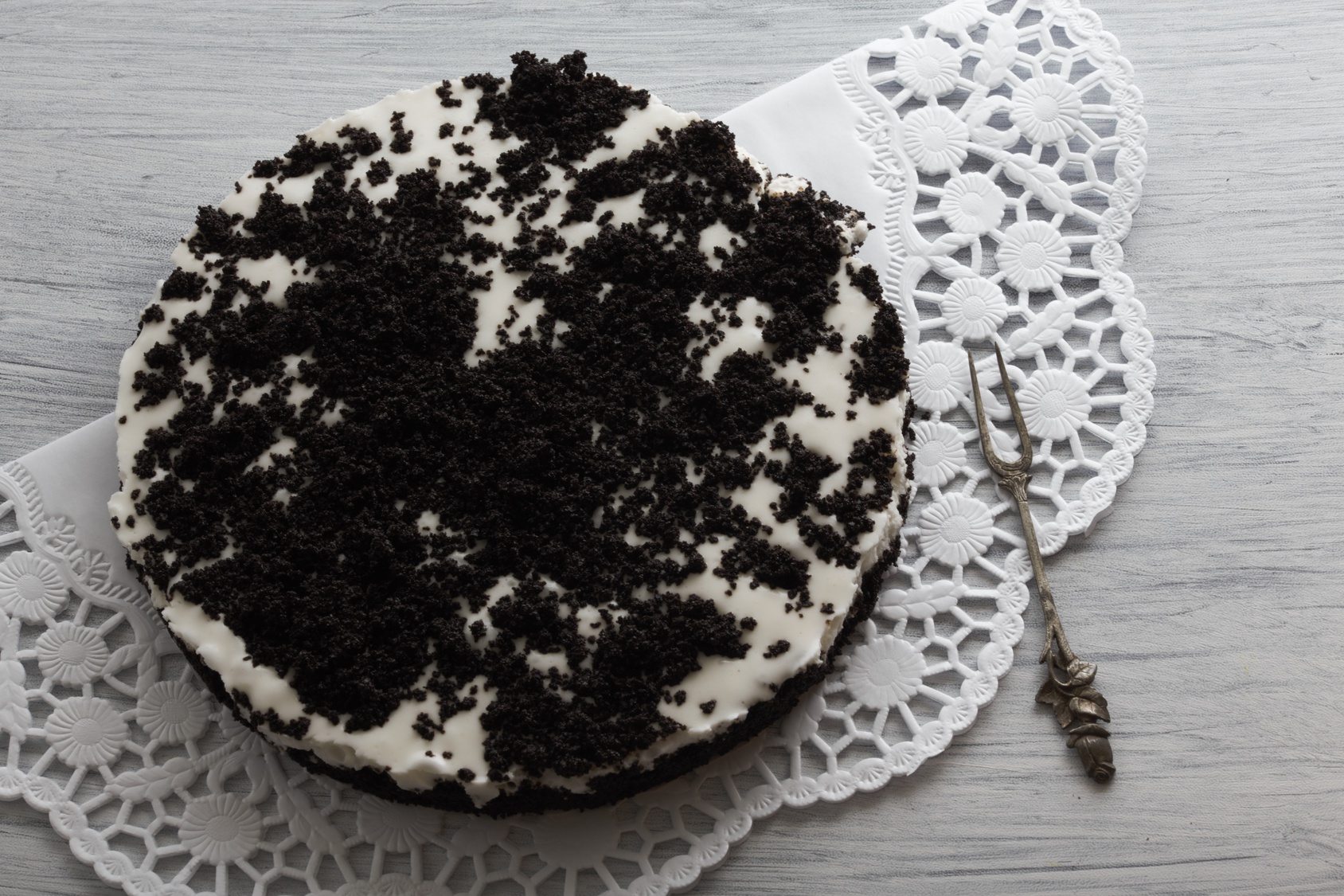 PUDIM DE OREO COM CHANTILLY