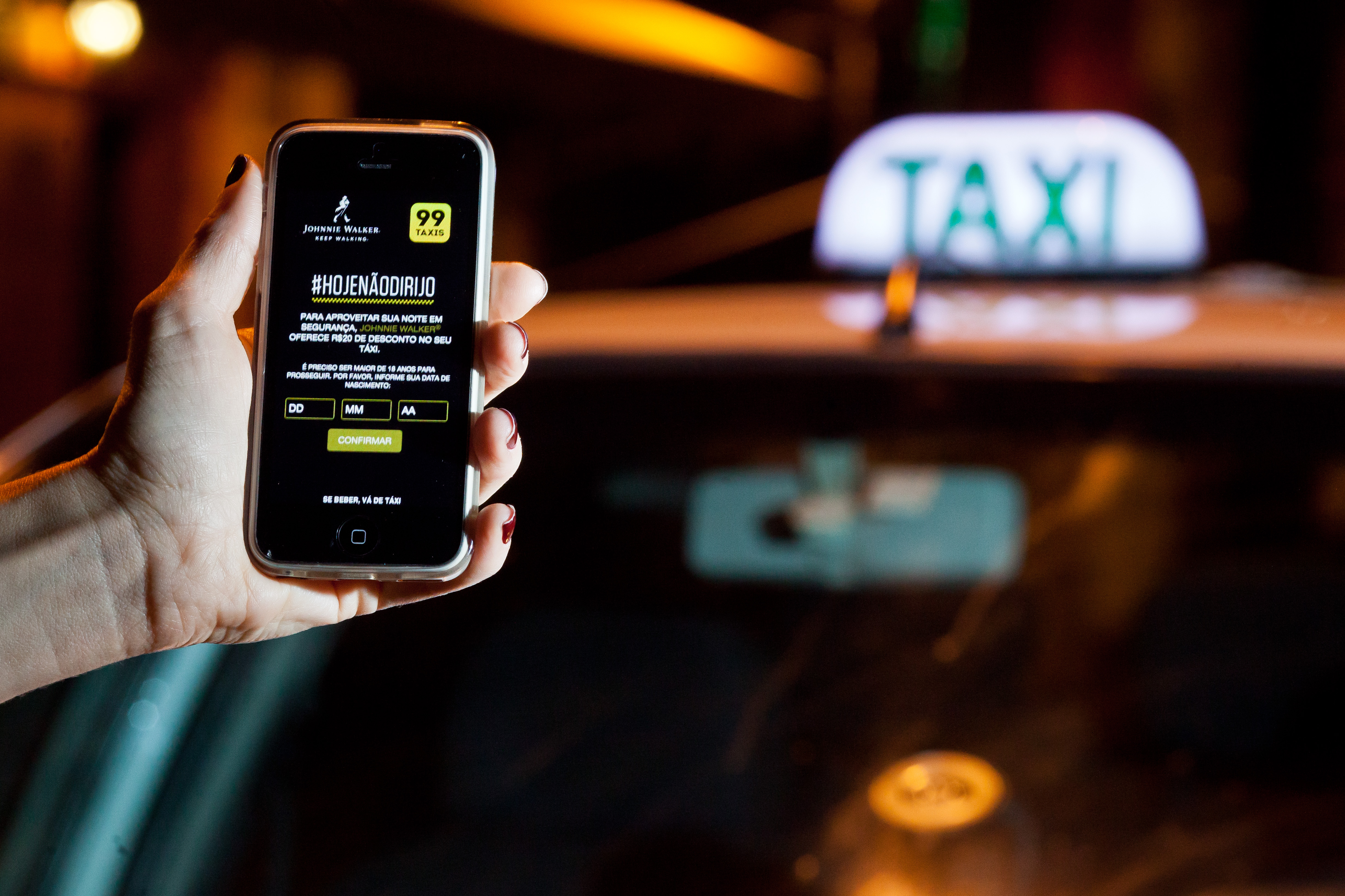 Viagens: #HojeNãoDirijo: campanha paga corridas de táxi de até R$ 30 nas noites de sexta e sábado em SP