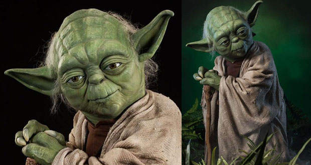 Mestre Yoda em tamanho real - Sideshow