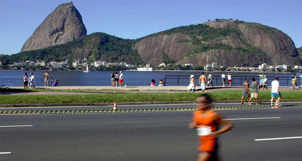 Exercício no Aterro do Flamengo