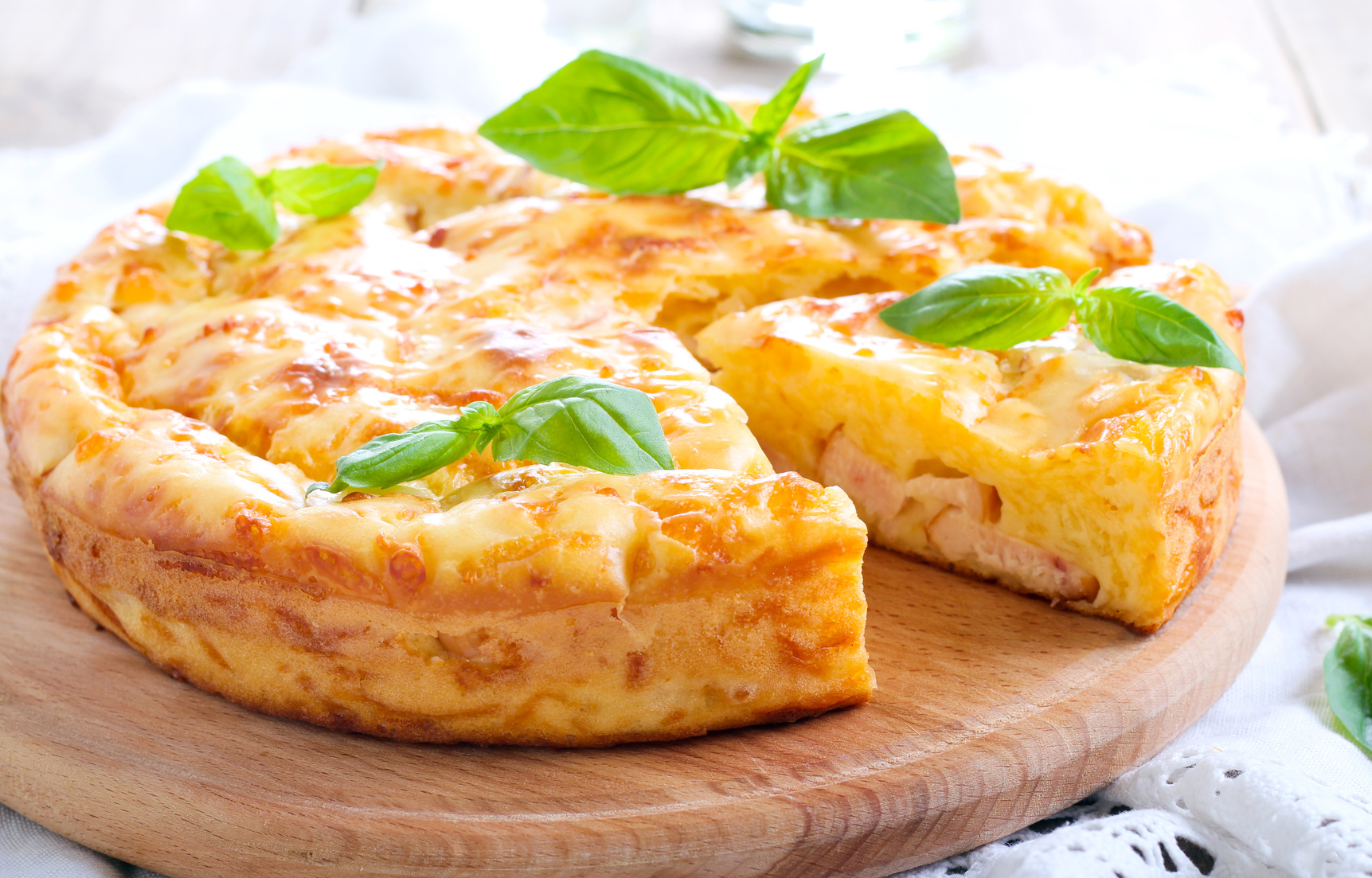 Torta de calabresa no liquidificador