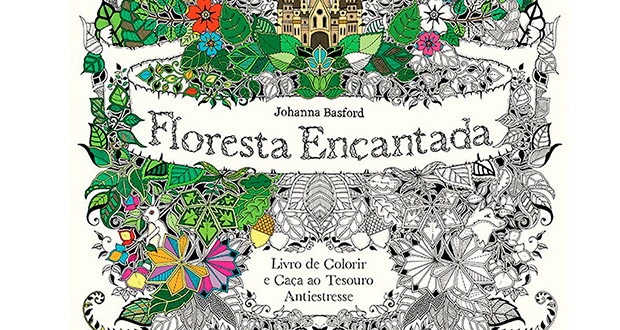 Floresta Encantada - Livro de Colorir e Caça ao Tesouro Antiestresse