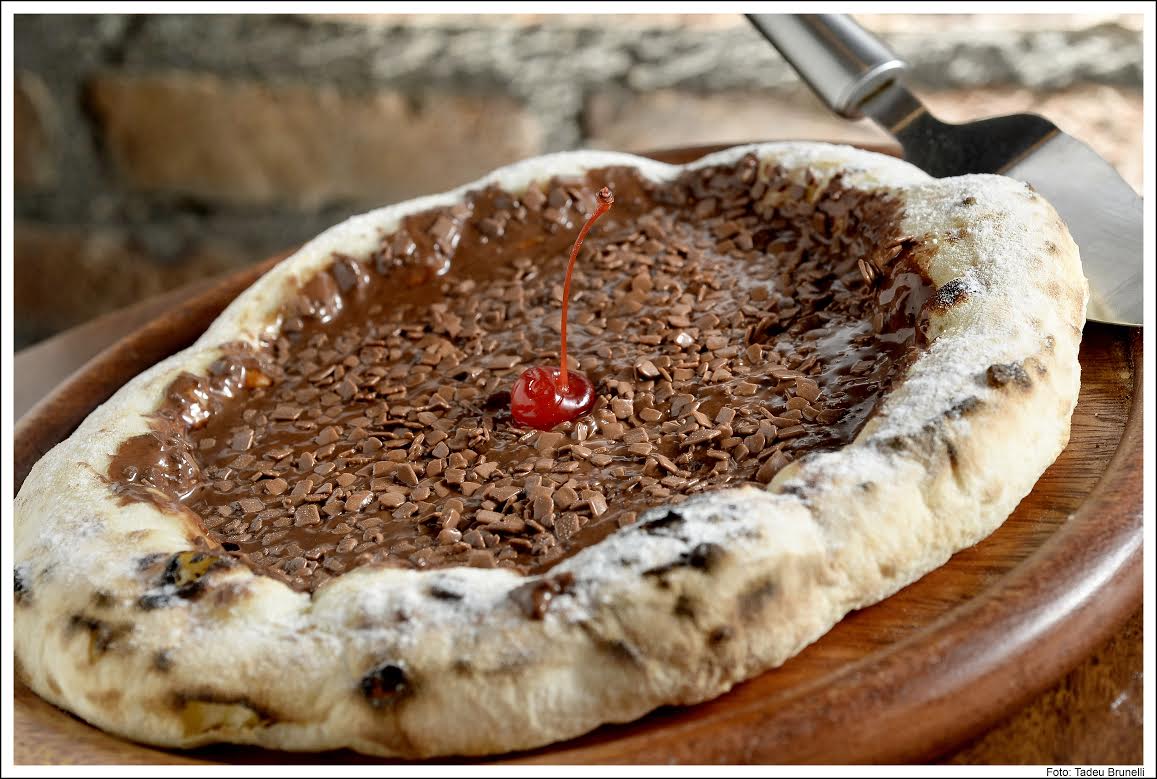 Pizza de Ovomaltine - Pizzaria Graça di Napolli