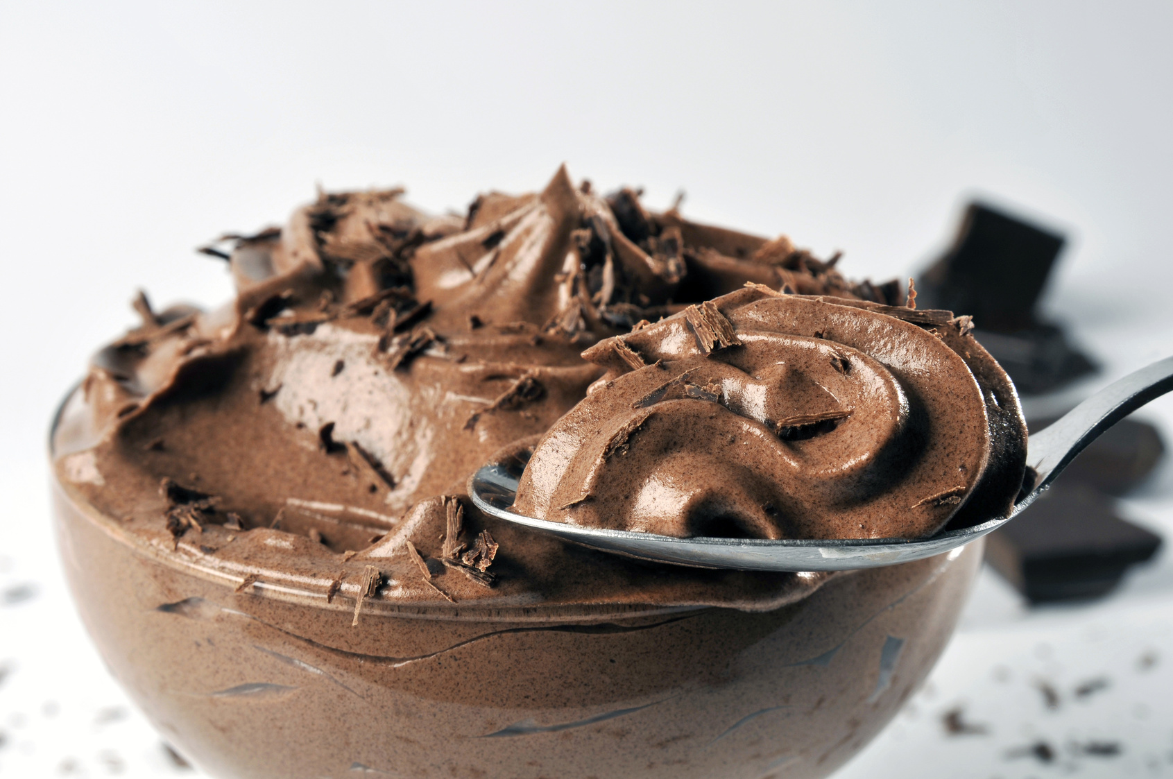 Mousse de chocolate light