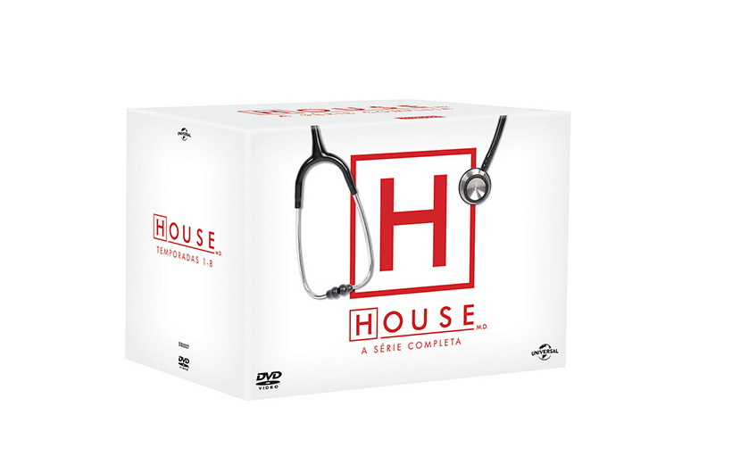 Coleção DVD House - 1ª a 8ª Temporada (46 discos)