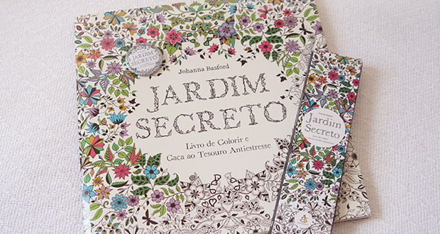 Jardim Secreto: Livro de Colorir e Caça ao Tesouro Antiestresse