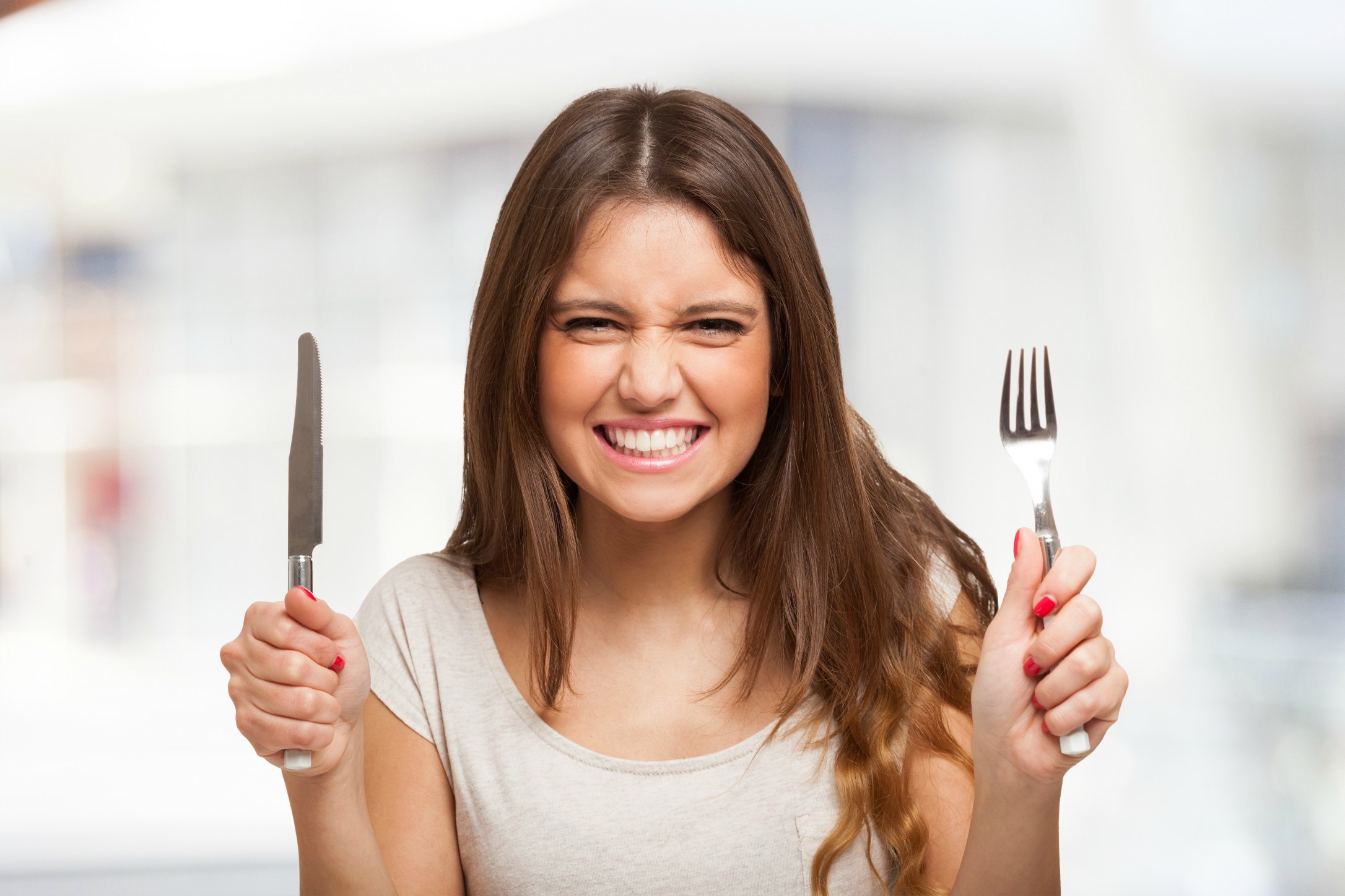 Não corte sua comida preferida