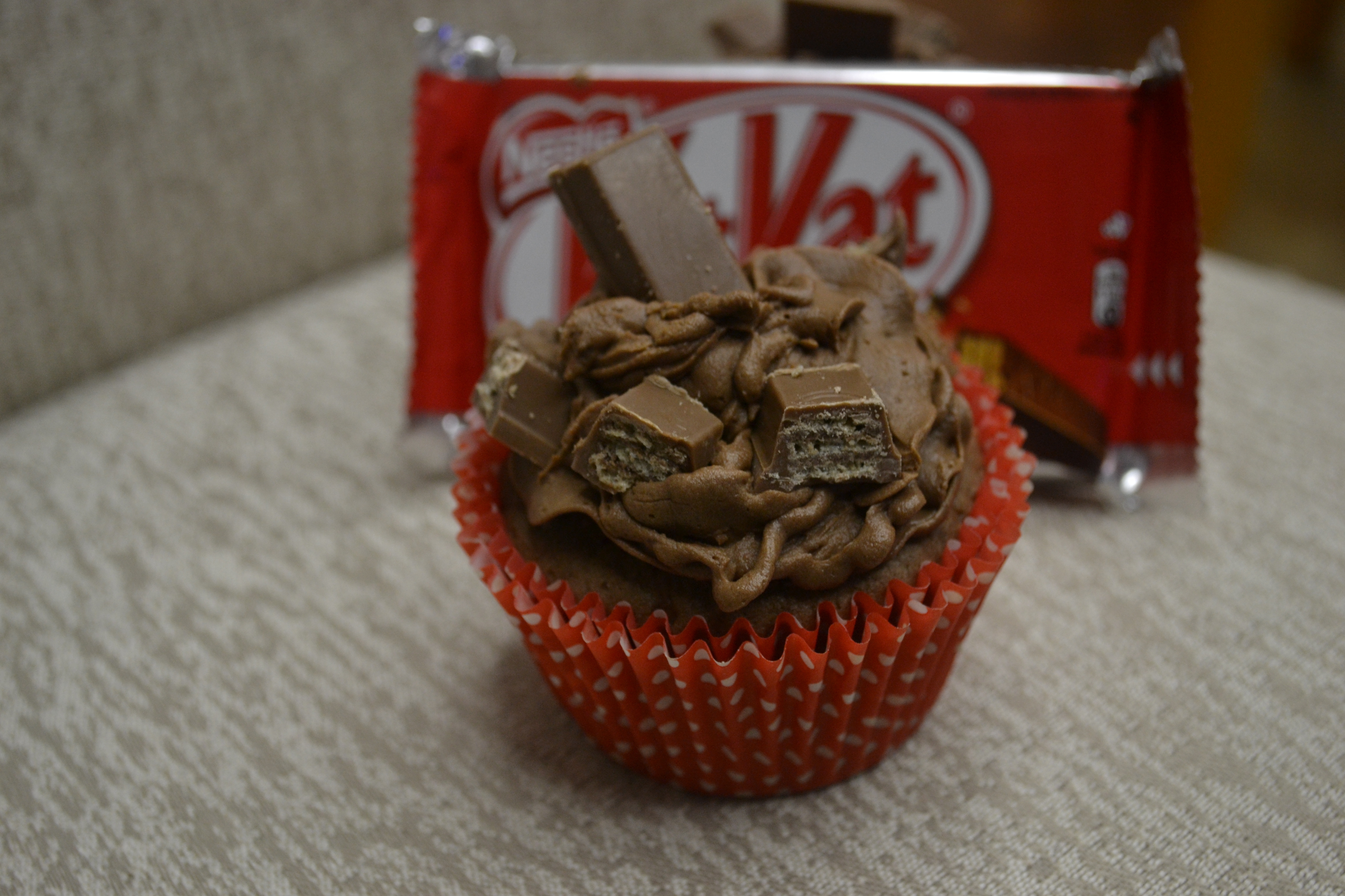 Cupcake de Kit Kat