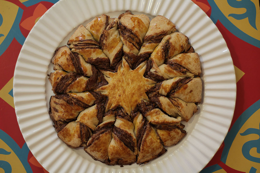 Restaurantes: Aprenda a fazer rosca (em formato de estrela) recheada de Nutella