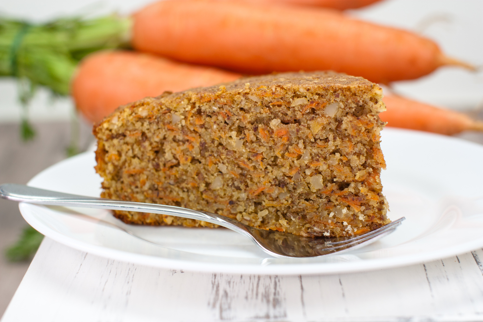 Bolo de cenoura integral