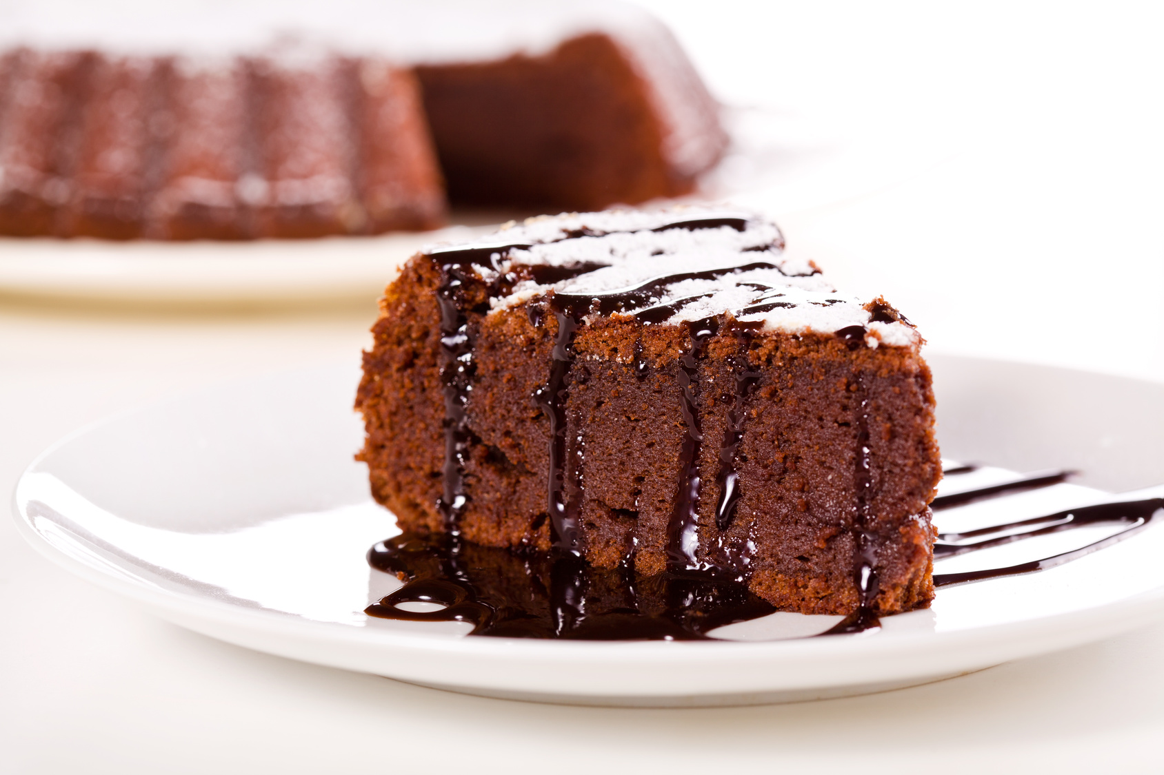 Bolo de chocolate com chia