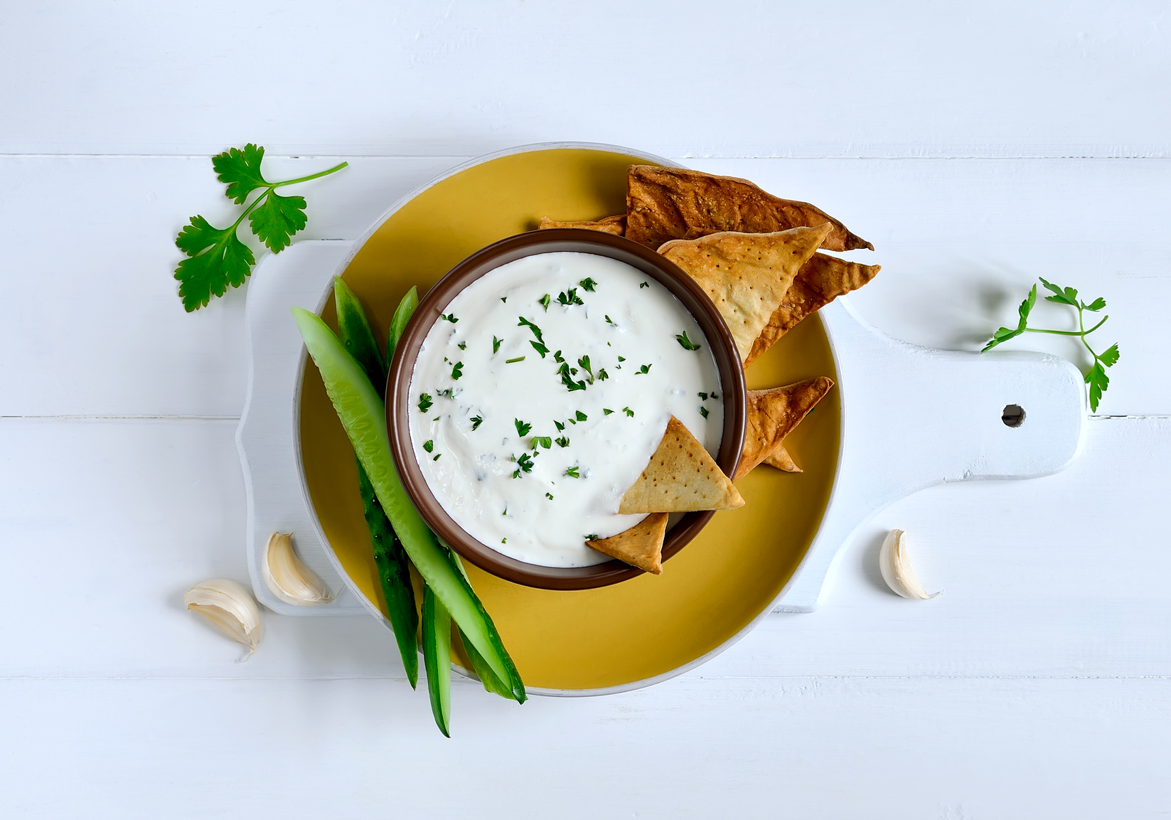 Molho de iogurte para salada