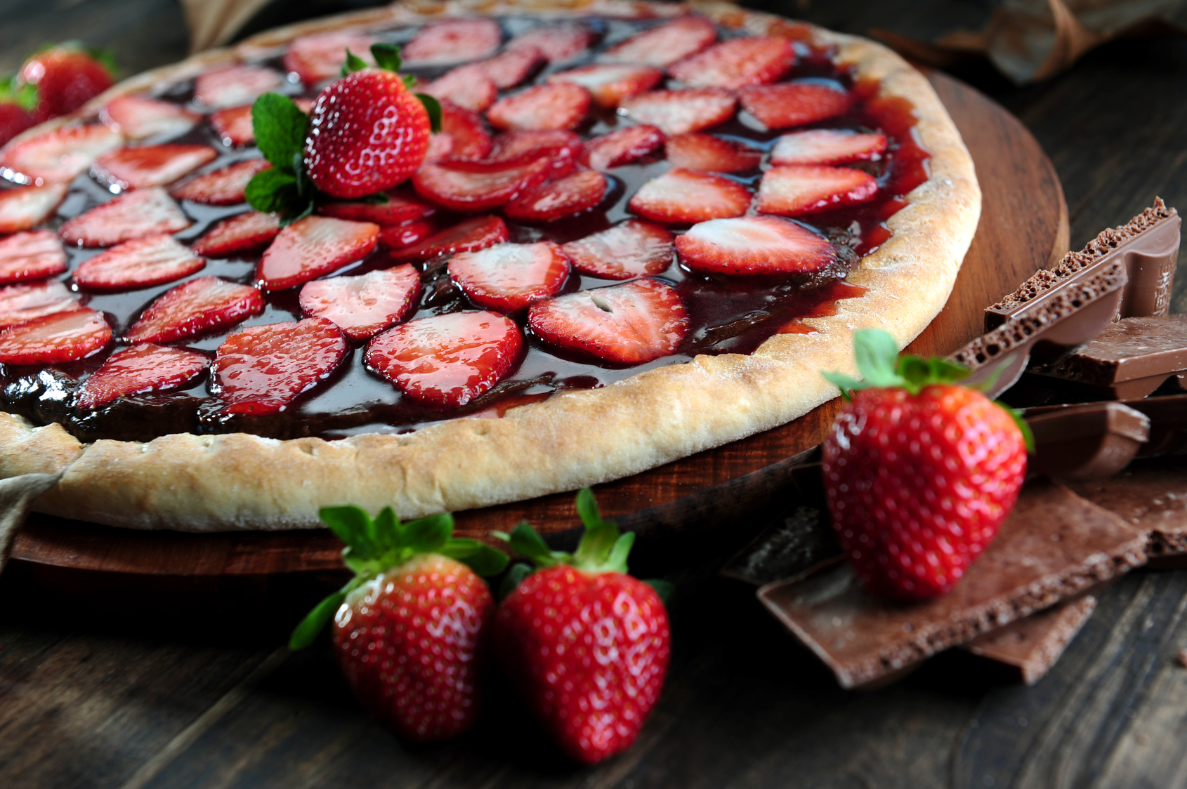 Pizza de chocolate: o gran finale