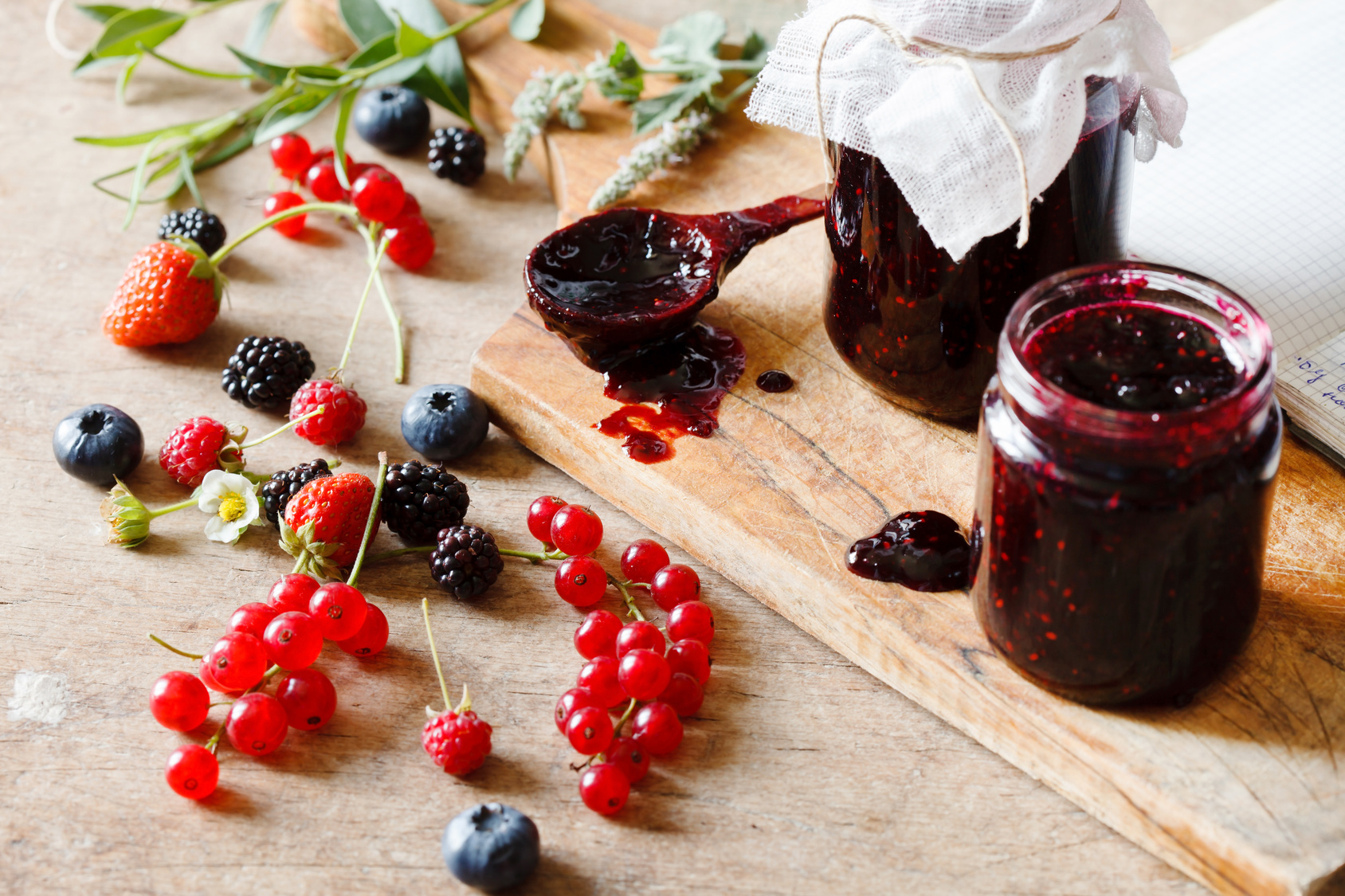 GELEIA DE FRUTAS VERMELHAS