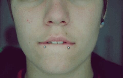 Piercing na boca