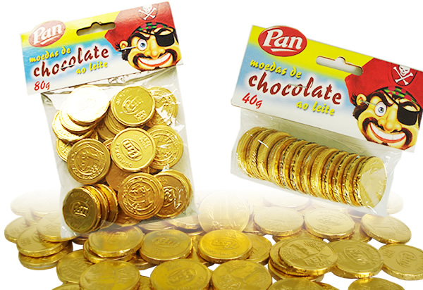 MOEDAS DE CHOCOLATE