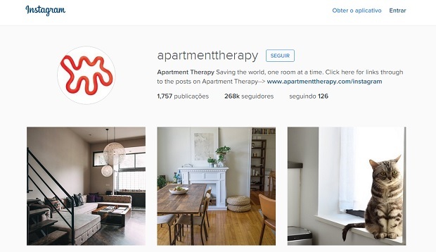 apartment therapy perfis no instagram para quem gosta de decoração