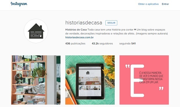 Histórias de casa perfis no instagram para quem gosta de decoração