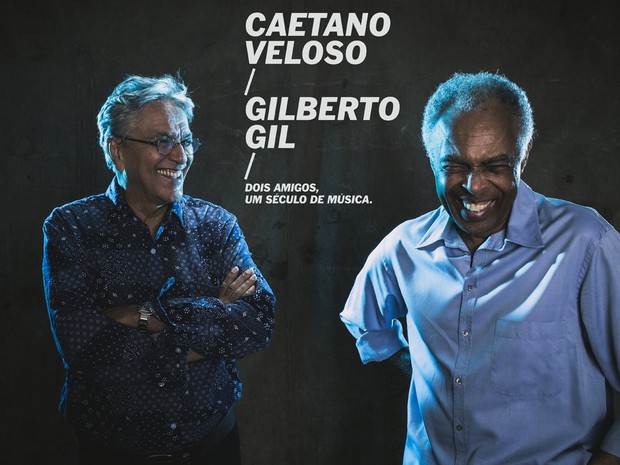 TV: Transmissão ao vivo do show de Caetano Veloso e Gilberto Gil na TV