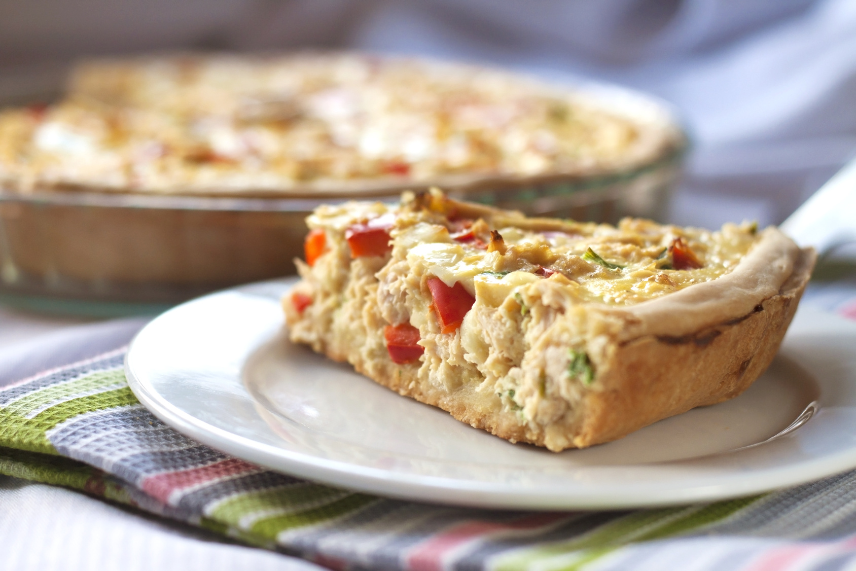 TORTA DE FRANGO COM CREAM CHEESE