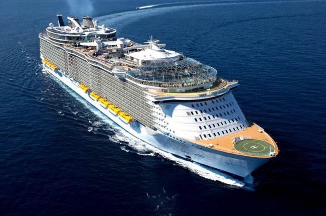 Os 7 maiores navios de cruzeiro do mundo