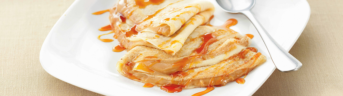 CREPE DOCE DE LEITE E GENGIBRE