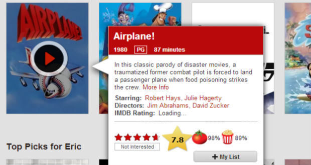 Classificações do IMDb e Rotten Tomatoes 