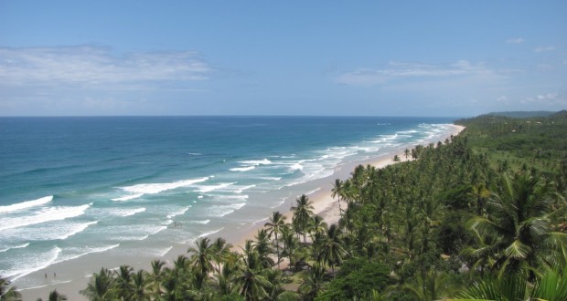Praia de Itacaré na Bahia