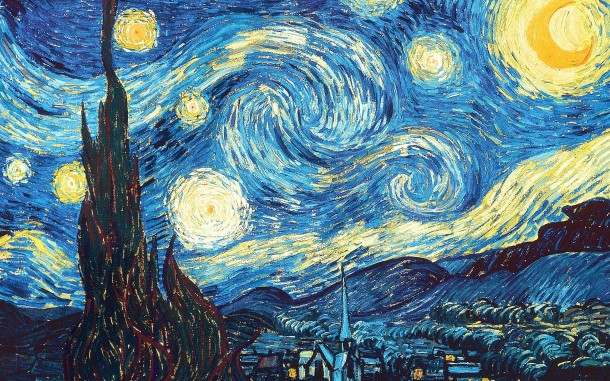 NOITE ESTRELADA - VINCENT VAN GOGH