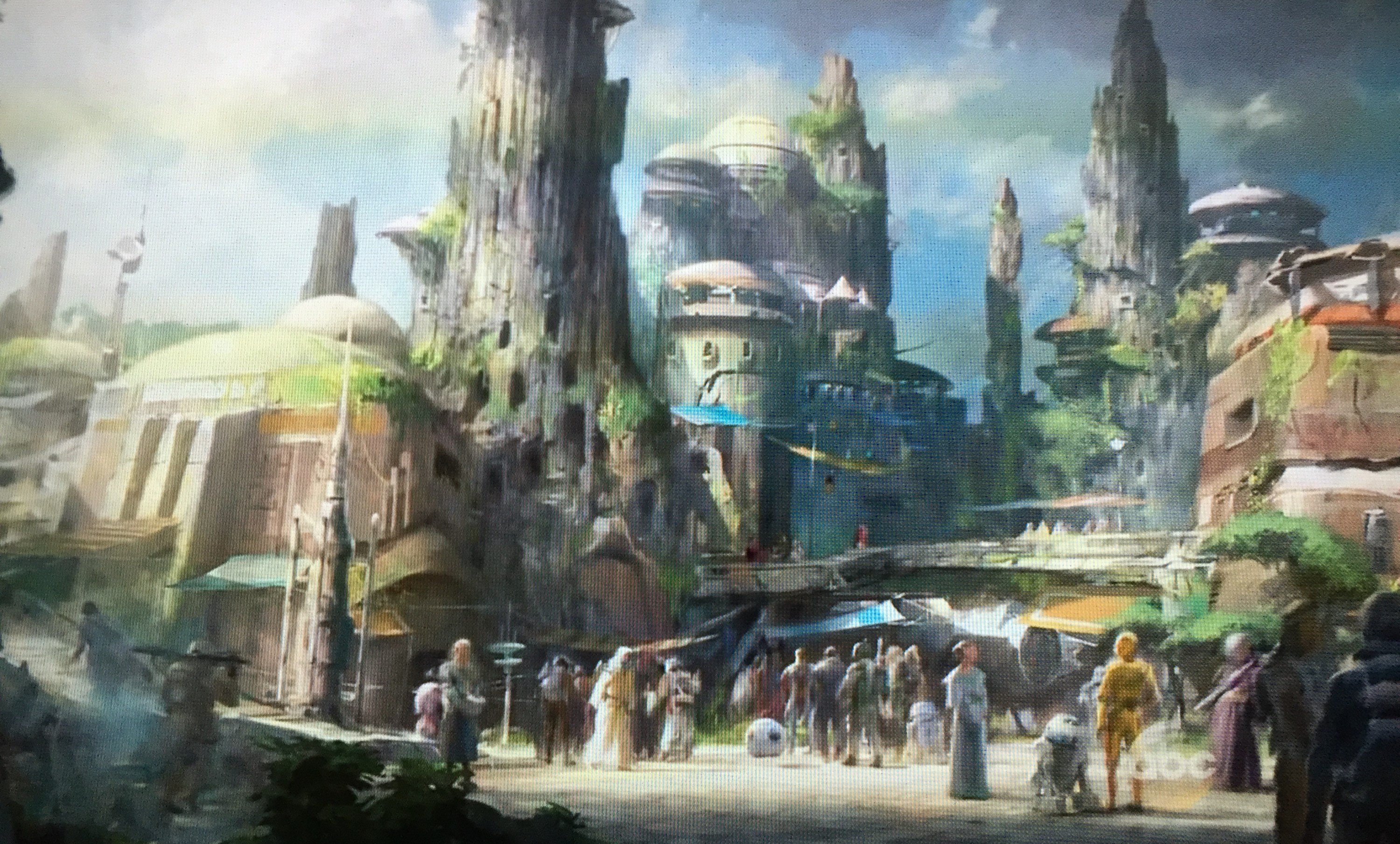 Cinema: Disney divulga novas artes conceituais do parque temático de Star Wars