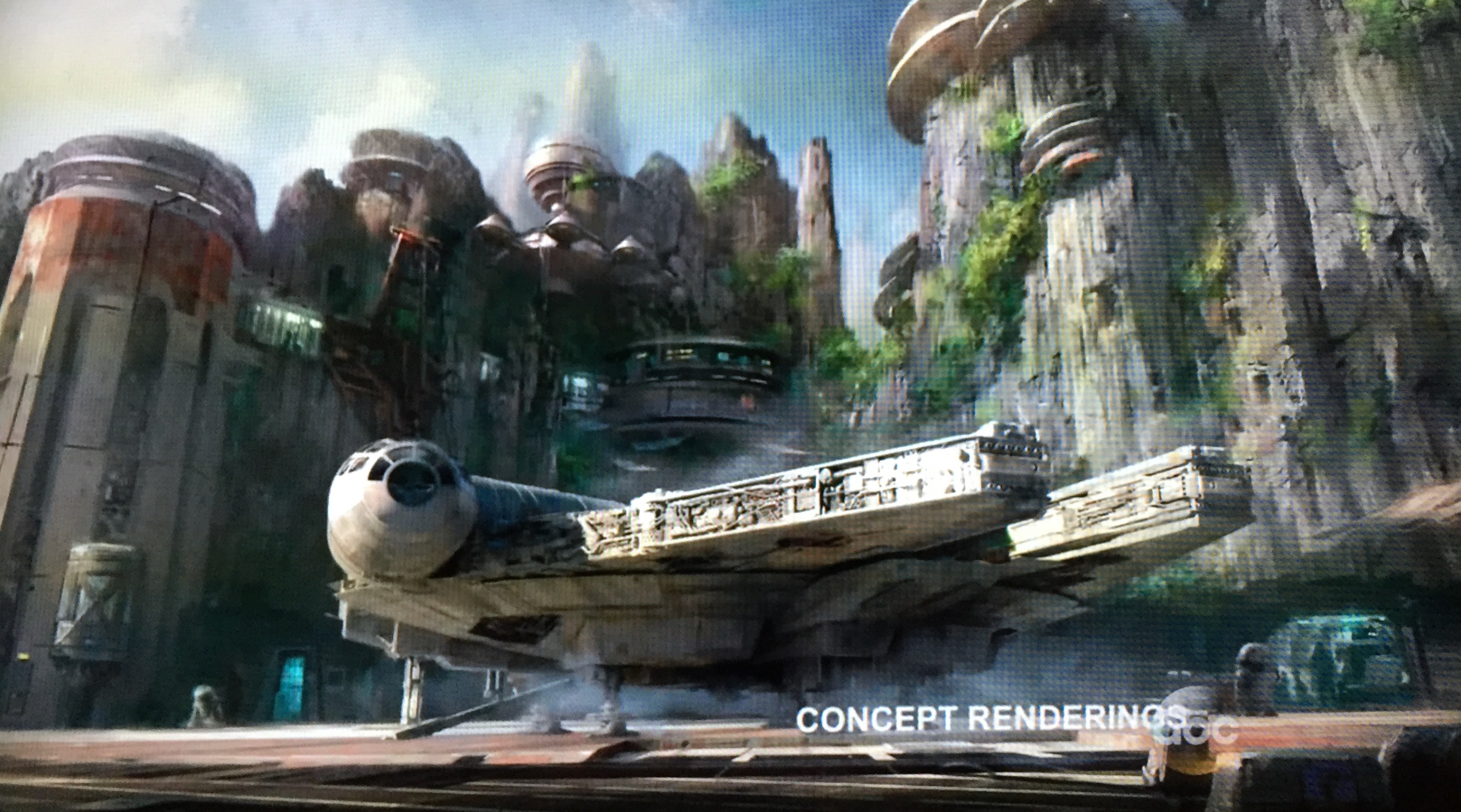 Artes conceituais: Star Wars Land