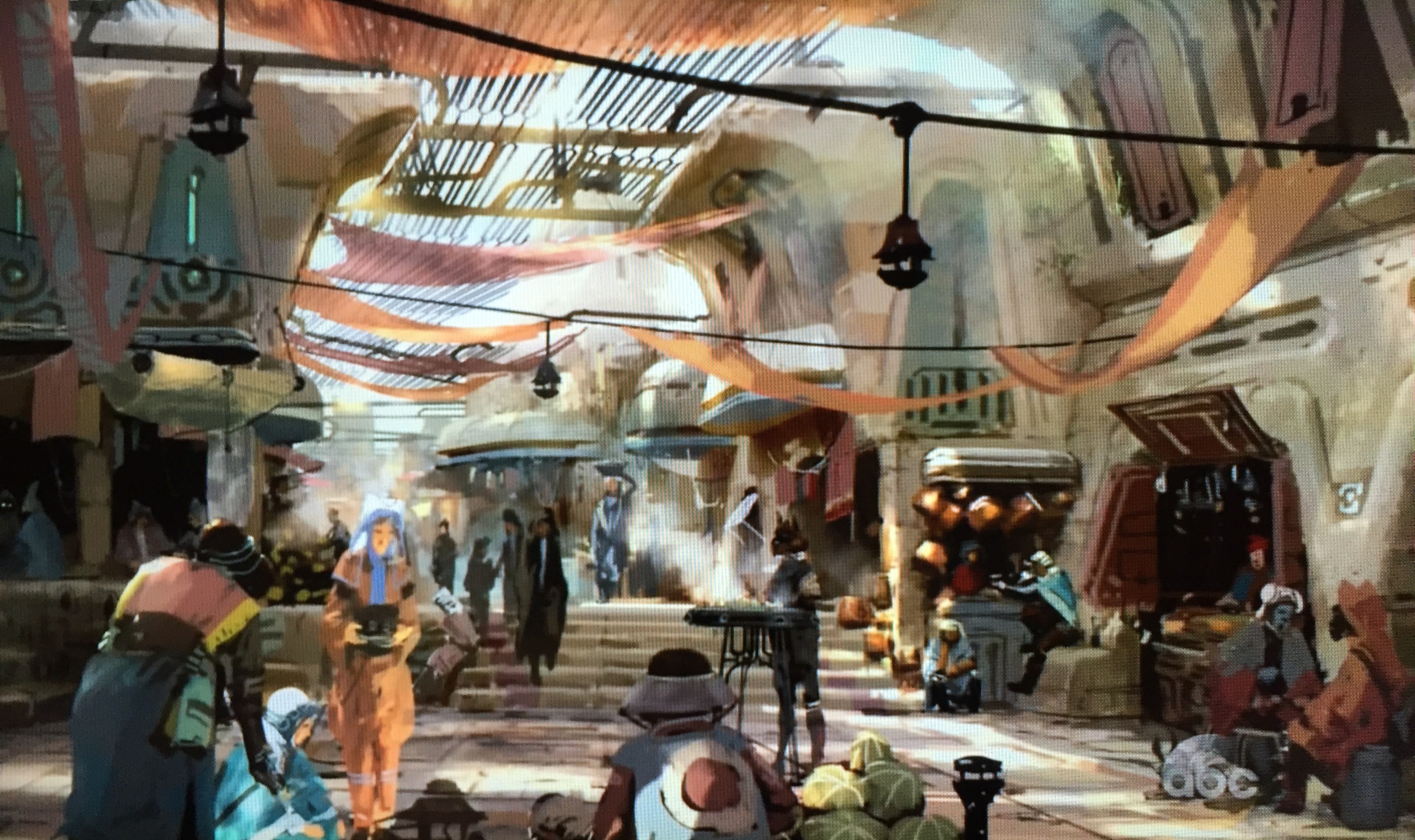 Artes conceituais: Star Wars Land