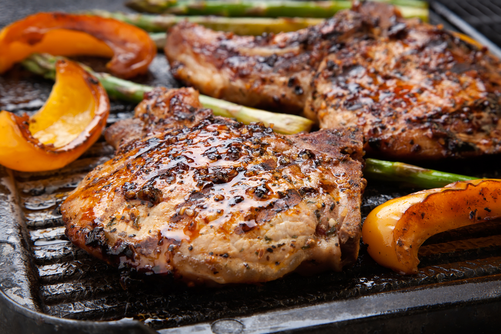 Carne de Porco Assada Com Manteiga e Mel