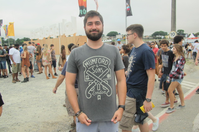 Camisetas de bandas no Lollapalooza 2016