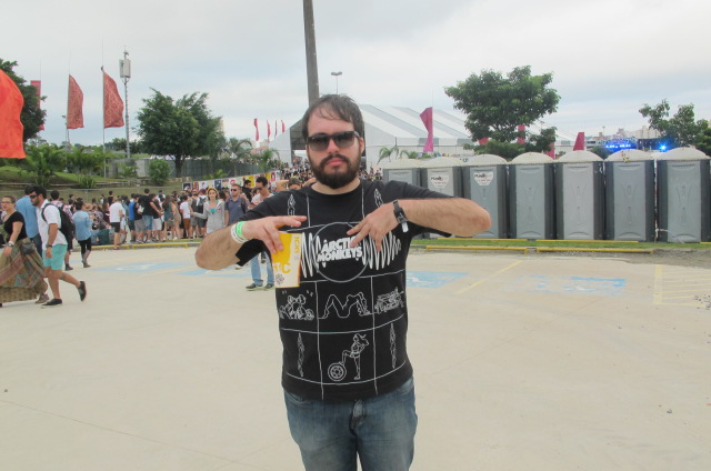 Camisetas de bandas no Lollapalooza 2016