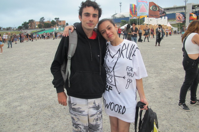 Camisetas de bandas no Lollapalooza 2016