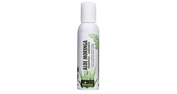 Livealoe Aloe Moringa Shampoo e Sabonete Líquido Multifuncional 