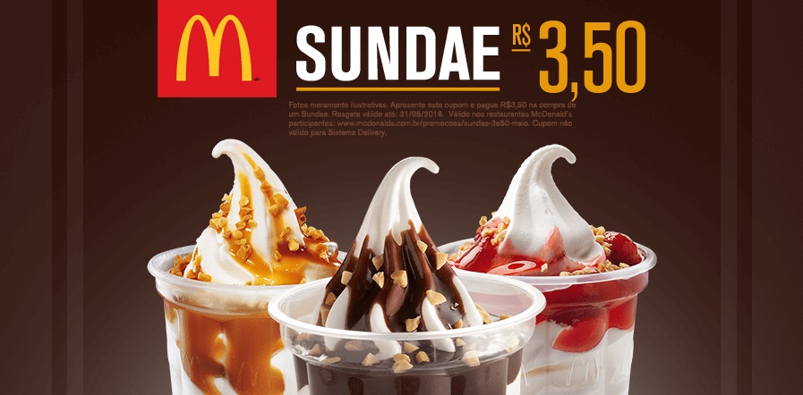 SUNDAE MC DONALD'S