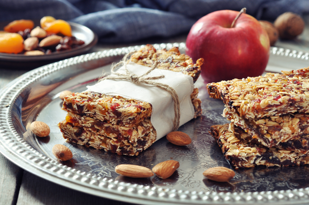 Barra de Quinoa com Maçã e Canela